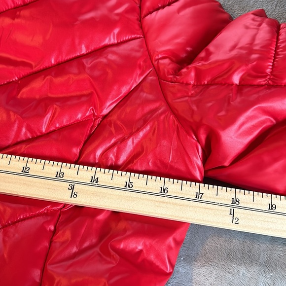 Live Love Dream Red Puffer Jacket, Women's Extra Small - Picture 7 of 9